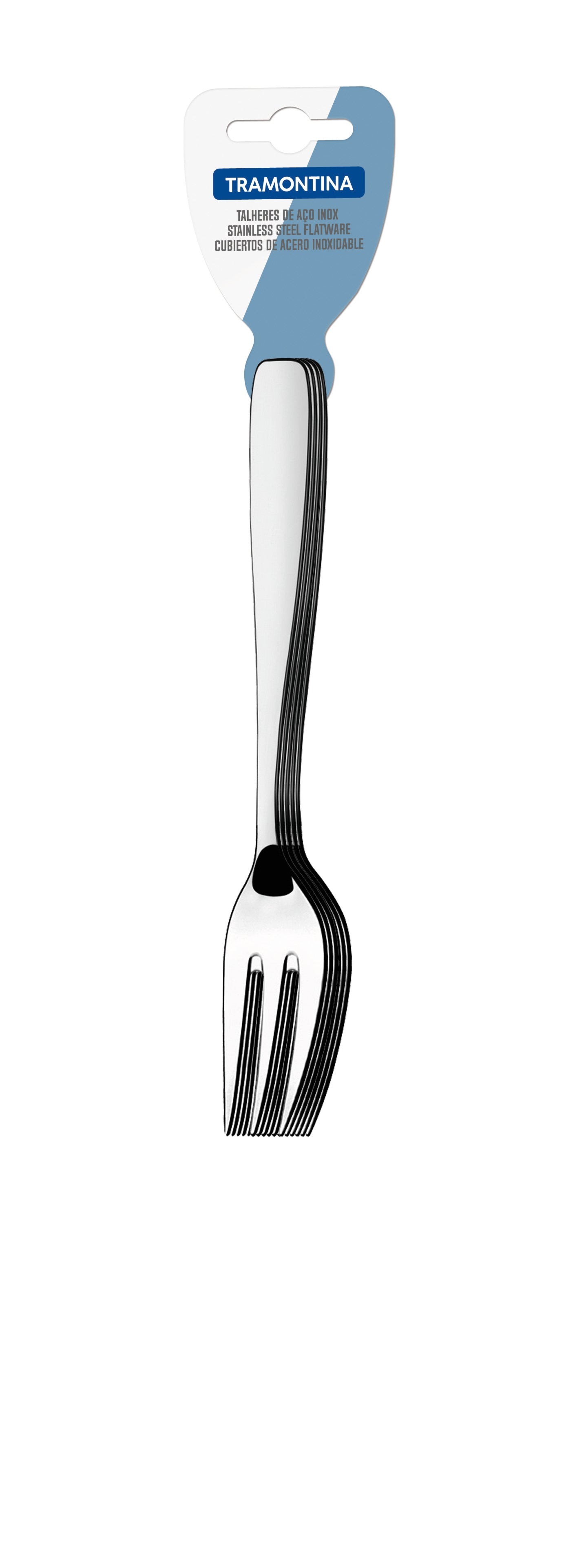 tramontina amazonas stainless-steel cake fork set of 6